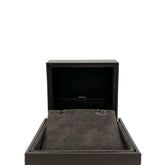 Gucci Interlocking 18k white gold earrings